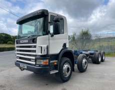 2004 Scania 114 C 340 8×4 Chassis Cab,8 Speed Manual Gearbox Double Drive on Steel Suspension Drum Brakes Well Serviced and Maintained
